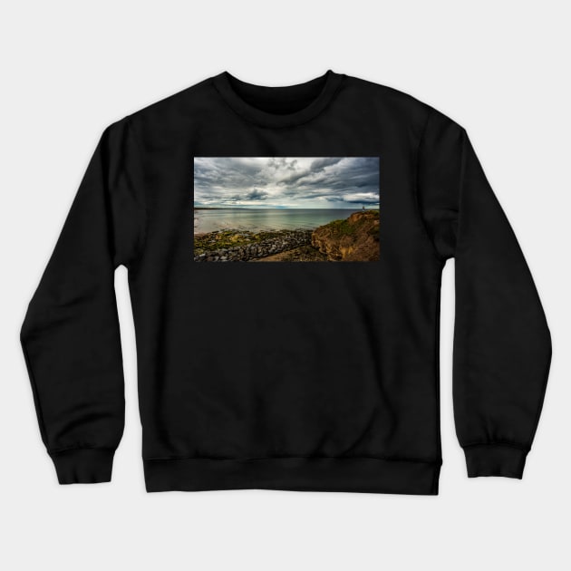 View Across Glass Beach Crewneck Sweatshirt by axp7884